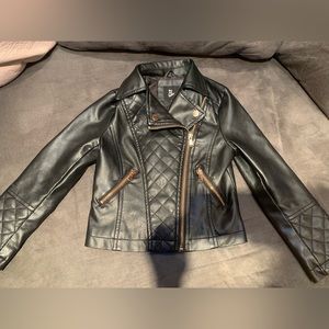 Faux Leather Jacket.